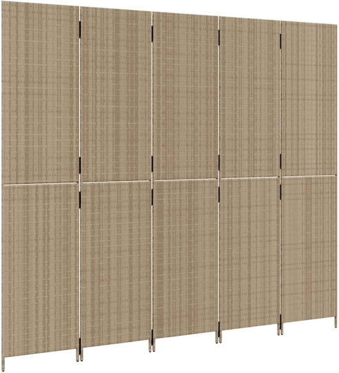 vidaXL Decorativ Paravan din Pânză 245x200cm