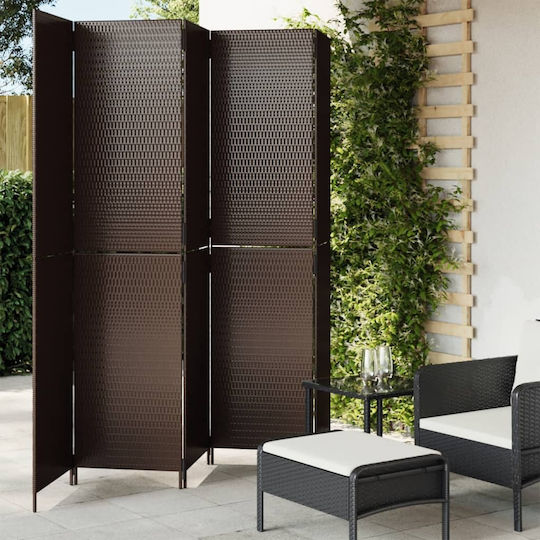 vidaXL Dekorativer Raumteiler aus Leinwand 245x200cm