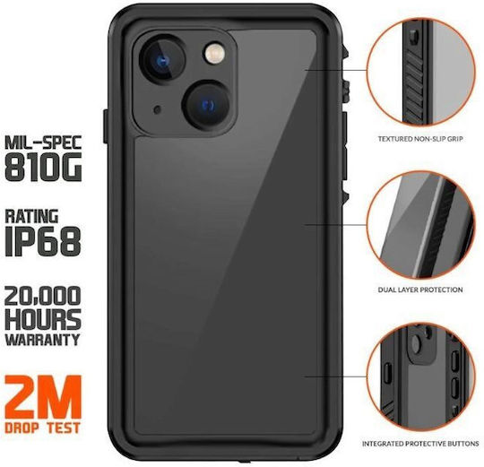 Eiger Avalanche 360 Full Cover Πλαστικό Μαύρο (iPhone 14 Plus)
