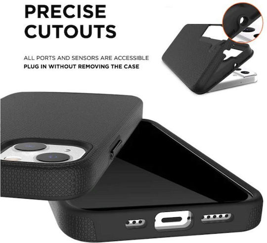 Eiger North Back Cover Σιλικόνης Μαύρο (iPhone 14 Pro Max)