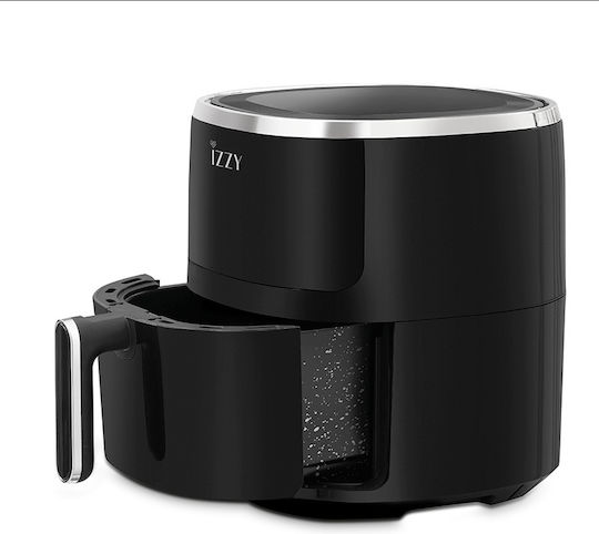 Izzy Digital Air Fryer 4.5Lt Ceramic with Window IZ-8222 Air Fryer 4.5lt Black