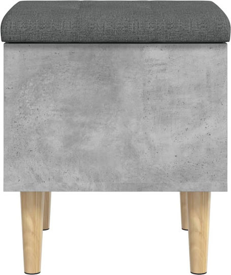 Hocker Für das Wohnzimmer Mit Stauraum Hölzernes Gray 42x42x46cm