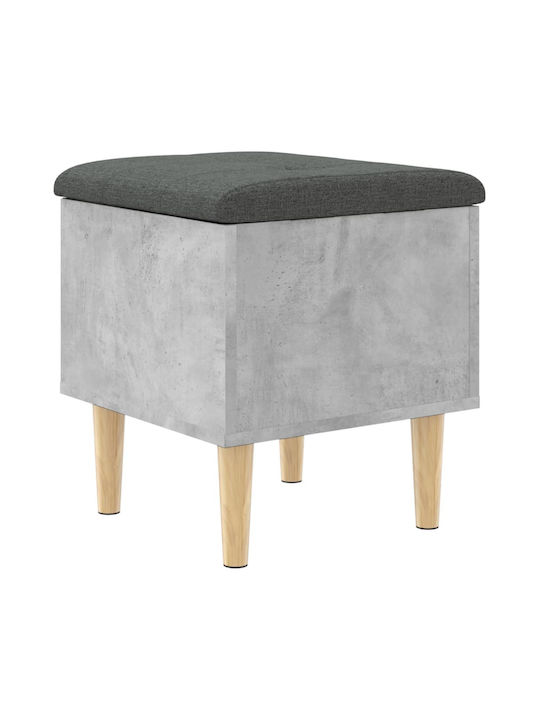 Hocker Für das Wohnzimmer Mit Stauraum Hölzernes Gray 42x42x46cm