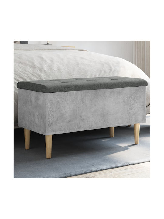 Hocker Bankhocker Mit Stauraum Hölzernes Gray 82x42x46cm