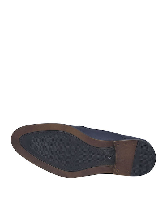Men's Leather Dress Shoes Blue