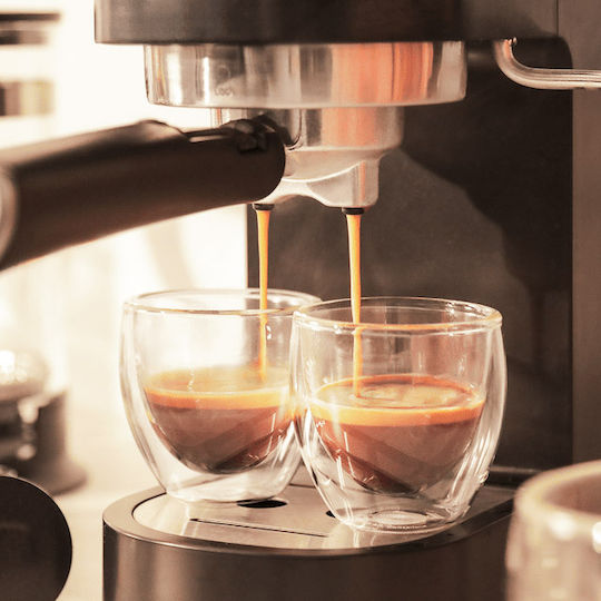 Cecotec Cafelizzia Fast Pro Μηχανή Espresso 1350W Πίεσης 20bar Μαύρη
