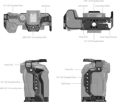 SmallRig Camera Cage For Canon Eos R8 Accessory