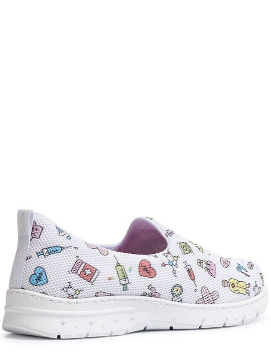 Γυναικεία Slip-On Λευκά