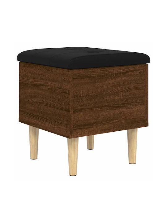 Stool For Living Room With Storage Space Wooden Coffee 42x42x46cm