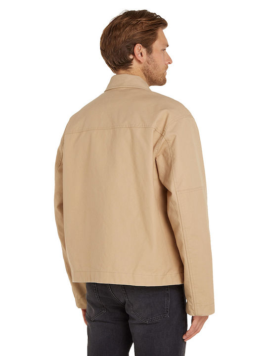 Calvin Klein Boxy Jacket Beige