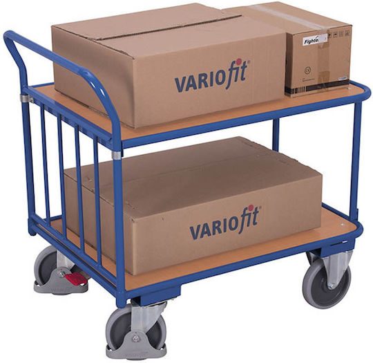 Variofit Plattformwagen for Load Weight up to 400kg in Blau Color