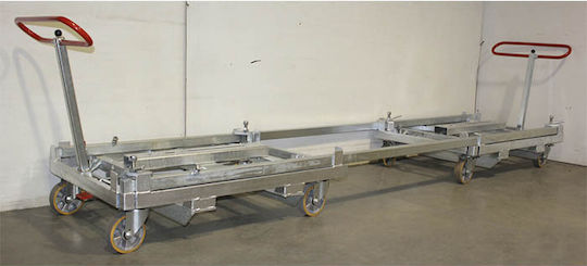 Variofit Platform Trolley for Weight Load up to 1.2t Blue