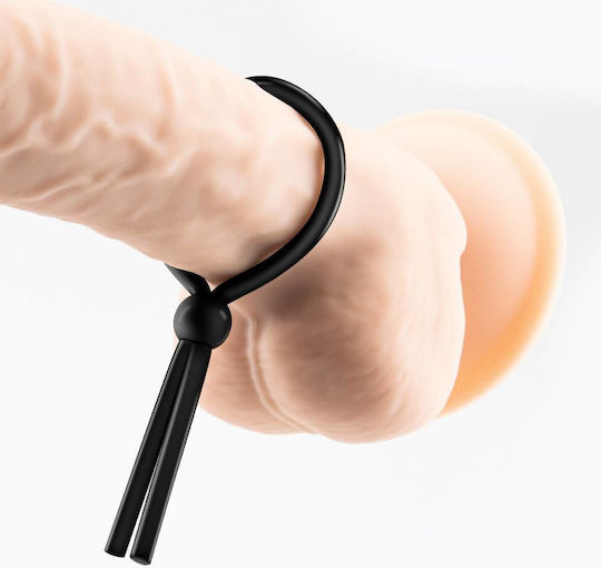 Crushious Cock Ring Schwanz Silikon Schwarz