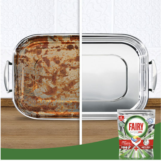 Fairy Platinum Plus All in One Anti Dull Capsule pentru Mașina de Spălat Vase