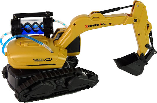 Lean Toys Remote Controlled Радиоуправляем Багер Жълт