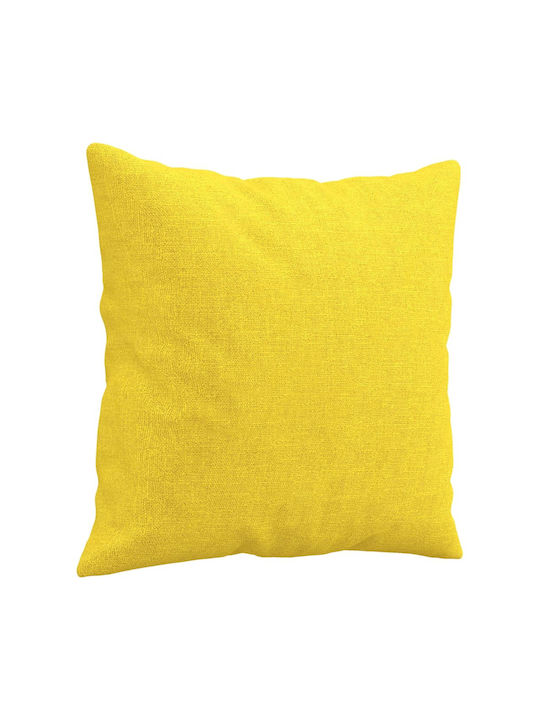 Two-Seater Couch Yellow 138x77x80cm