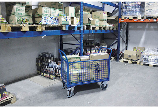 Variofit Plattformwagen for Load Weight up to 500kg in Blau Color