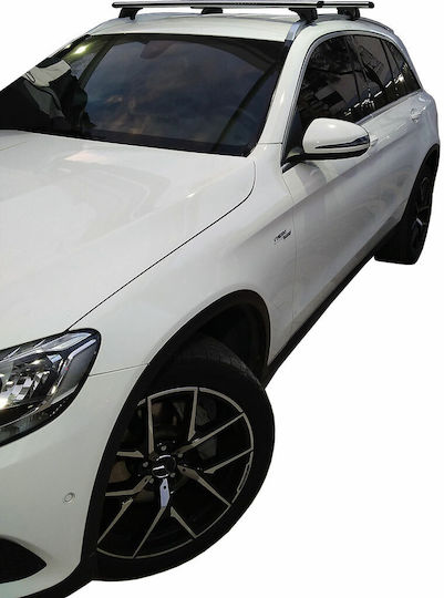 Nordrive 120cm. for Cars with Factory Bars (with Roof Rack Legs) Silver