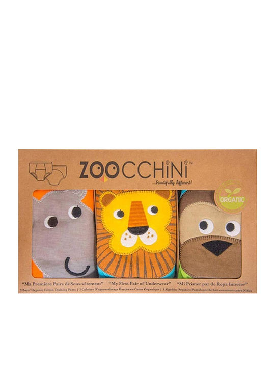 Zoocchini Σετ Παιδικά Εσώρουχα Πάνες Πολύχρωμα 3τμχ