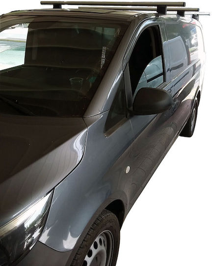 Nordrive Roof Bars Aluminum (with Roof Rack Legs) Silver
