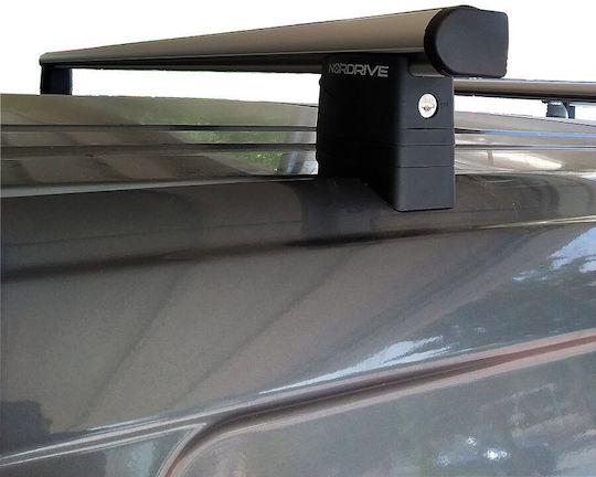 Nordrive Roof Bars Aluminum (with Roof Rack Legs) Silver