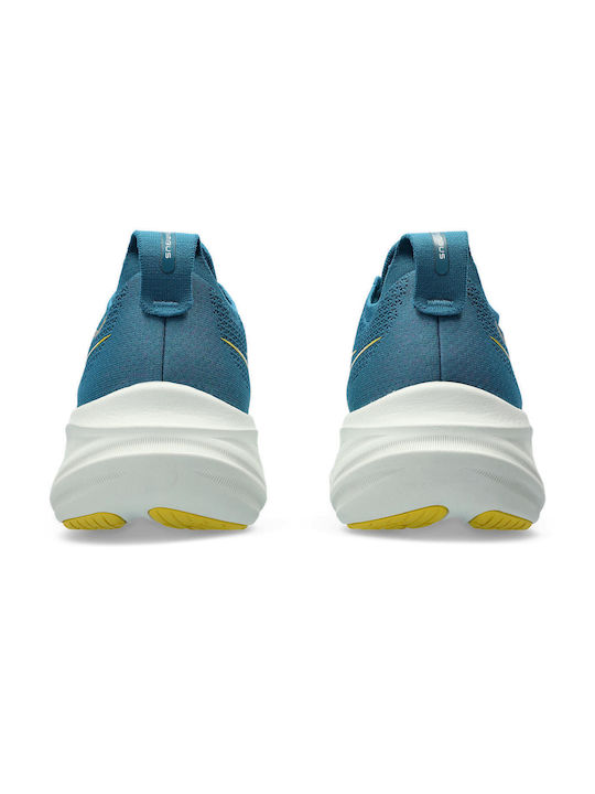 Gel-Nimbus 26 Sport Shoes Running Evening Teal / Light Mustard