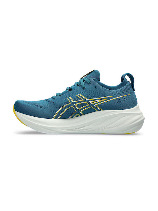 Gel-Nimbus 26 Sport Shoes Running Evening Teal / Light Mustard