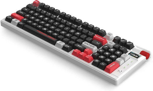 Marvo Monka Storm KG991W Ασύρματο Gaming Μηχανικό Πληκτρολόγιο με Jixian Blue διακόπτες και RGB φωτισμό (Αγγλικό US)