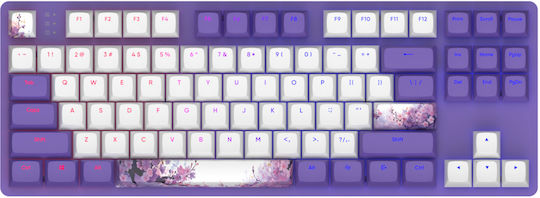 Dark Project One - Night Sky Gaming Μηχανικό Πληκτρολόγιο Tenkeyless με G3MS Sapphire διακόπτες και RGB φωτισμό (Αγγλικό US) Violet/White