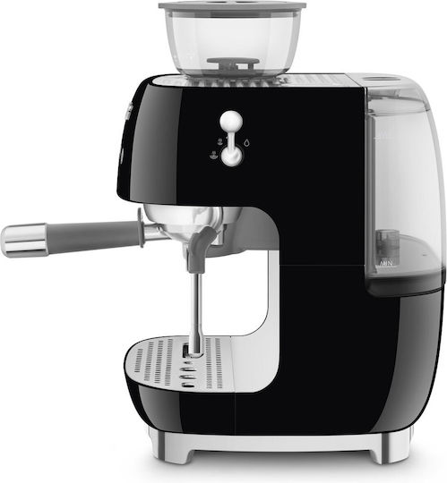 Smeg Automat de Espresso 1650W Presiune 15bar Neagră EGF03BLEU