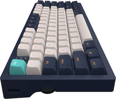 Dark Project KD83A Gaming Mechanical Keyboard 75% with G3MS Sapphire switches and RGB lighting (English US) Ivory / Navy Blue