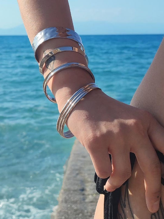 Theodora's Jewellery Подредба Дамски Гривни Белезници от Стомана Theodora's Jewellery Подредба Дамски Гривни Белезници от Стомана