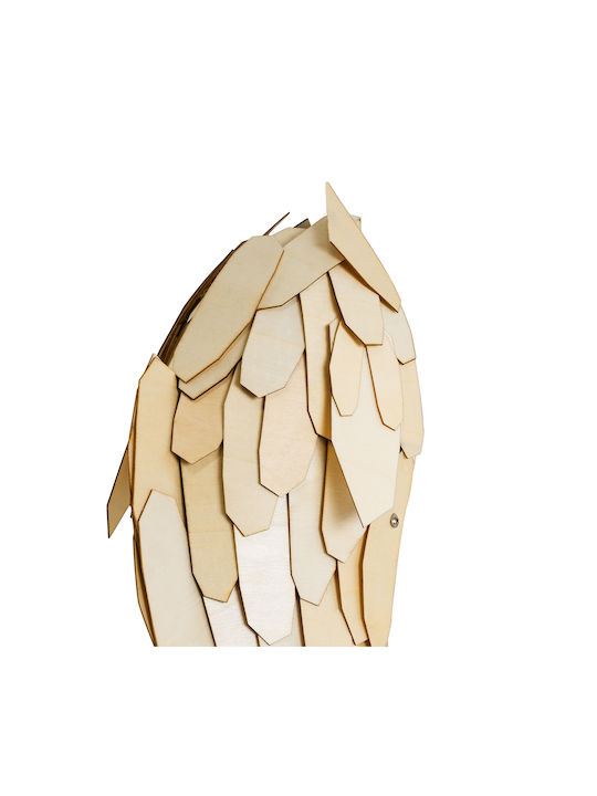 GloboStar Gourami Vintage Lamp Wall with Socket E27 Beige 64x16x16cm
