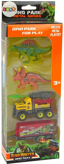 Lean Toys Dinosaurs Toy Car for 3+ Years