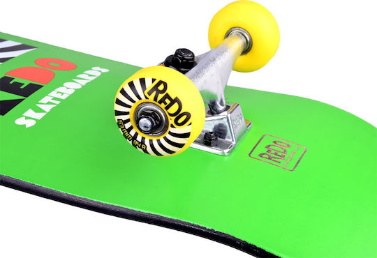 Skateboard Комплектен Къса дъска Жълт