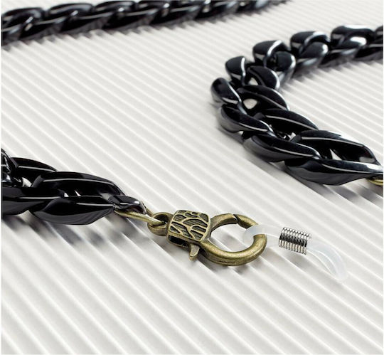 Centrostyle Black Glasses Chain