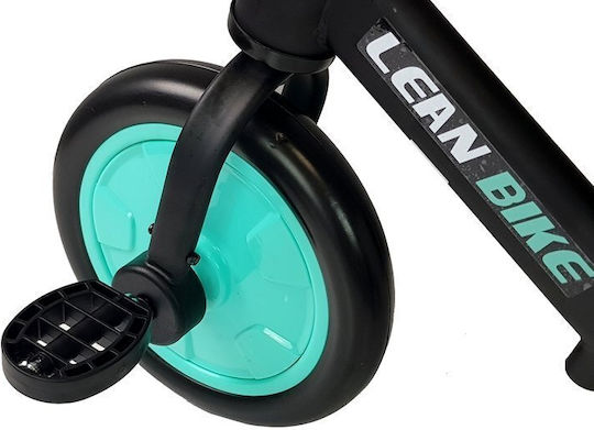 Lean Toys Τρίκυκλο Ποδήλατο Μετατρεπόμενο με Χειρολαβή Γονέα 3 σε 1 για 3+ Ετών Μαύρο