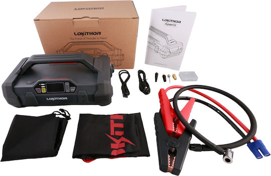 Lokithor ApartX Tragbar Auto-Starthilfe 1500A mit USB / Φακό