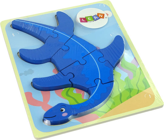 Ξύλινο Παιδικό Puzzle για 3+ Ετών Lean Toys