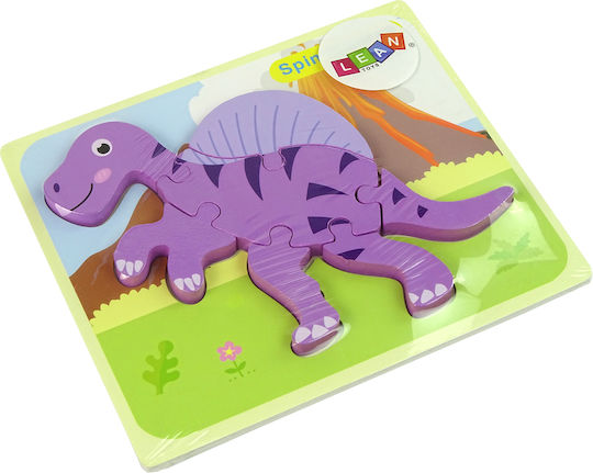 Wooden Kids Peg Puzzle for 3+ Years 7pcs Lean Toys