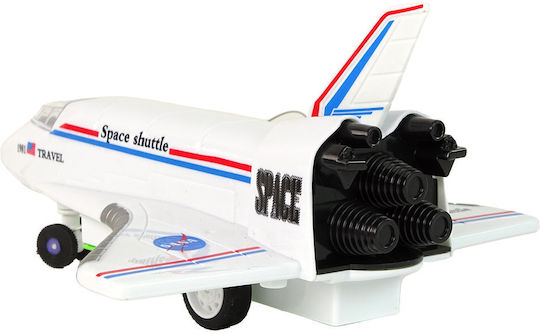 Lean Toys Space Shuttle Remote Controlled Airplane White