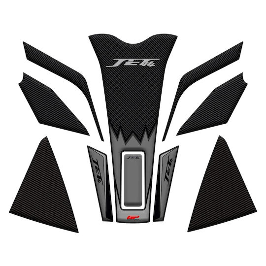 GP Kompozit Motorrad-Rahmenschutz SYM Jet 14 200 2017-2024 Gray