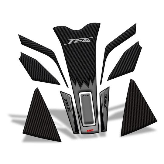 GP Kompozit Motorrad-Rahmenschutz SYM Jet 14 200 2017-2024 Gray