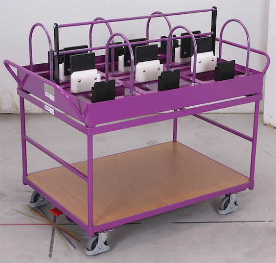 Variofit Transport-Wagen for Load Weight up to 250kg in Blau Color