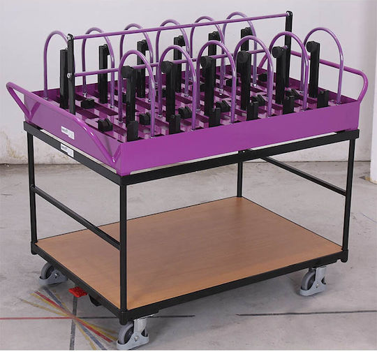 Variofit Transport-Wagen for Load Weight up to 250kg in Blau Color