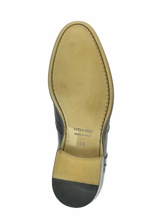 Δερμάτινα Ανδρικά Oxfords Γκρι