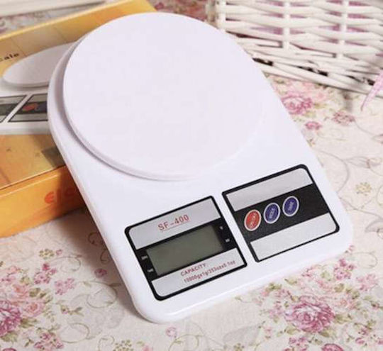 Digital Kitchen Scale Up To 10kg White