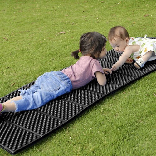 Trizand Foam Single Camping Sleeping Mat 180x60cm Thickness 1cm in Black color