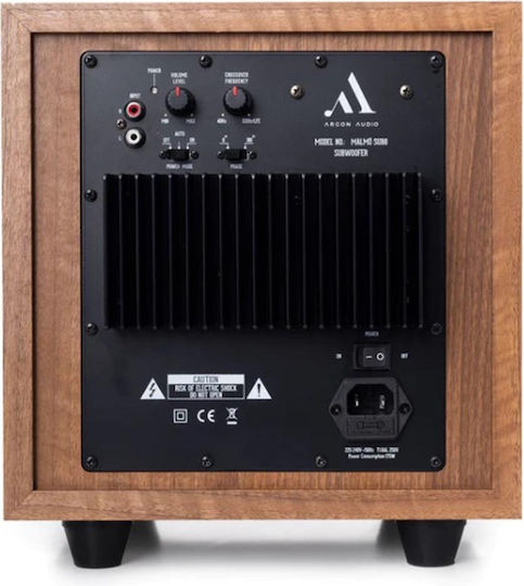 Argon Audio Malmo 8 Παθητικό Subwoofer με Ηχείο 8" 100W Καρυδιά