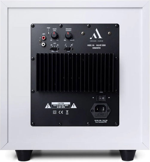 Argon Audio Malmo 10 Passive Subwoofer with Speaker 10" 100W White